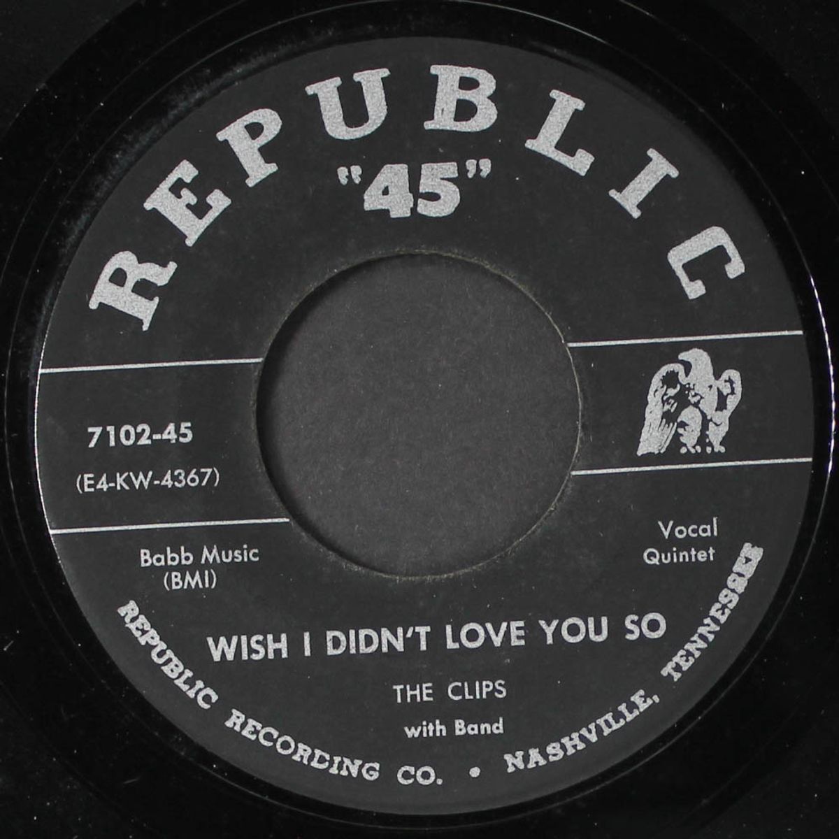 wish i didn't love you so / your lovin' moves me by CLIPS