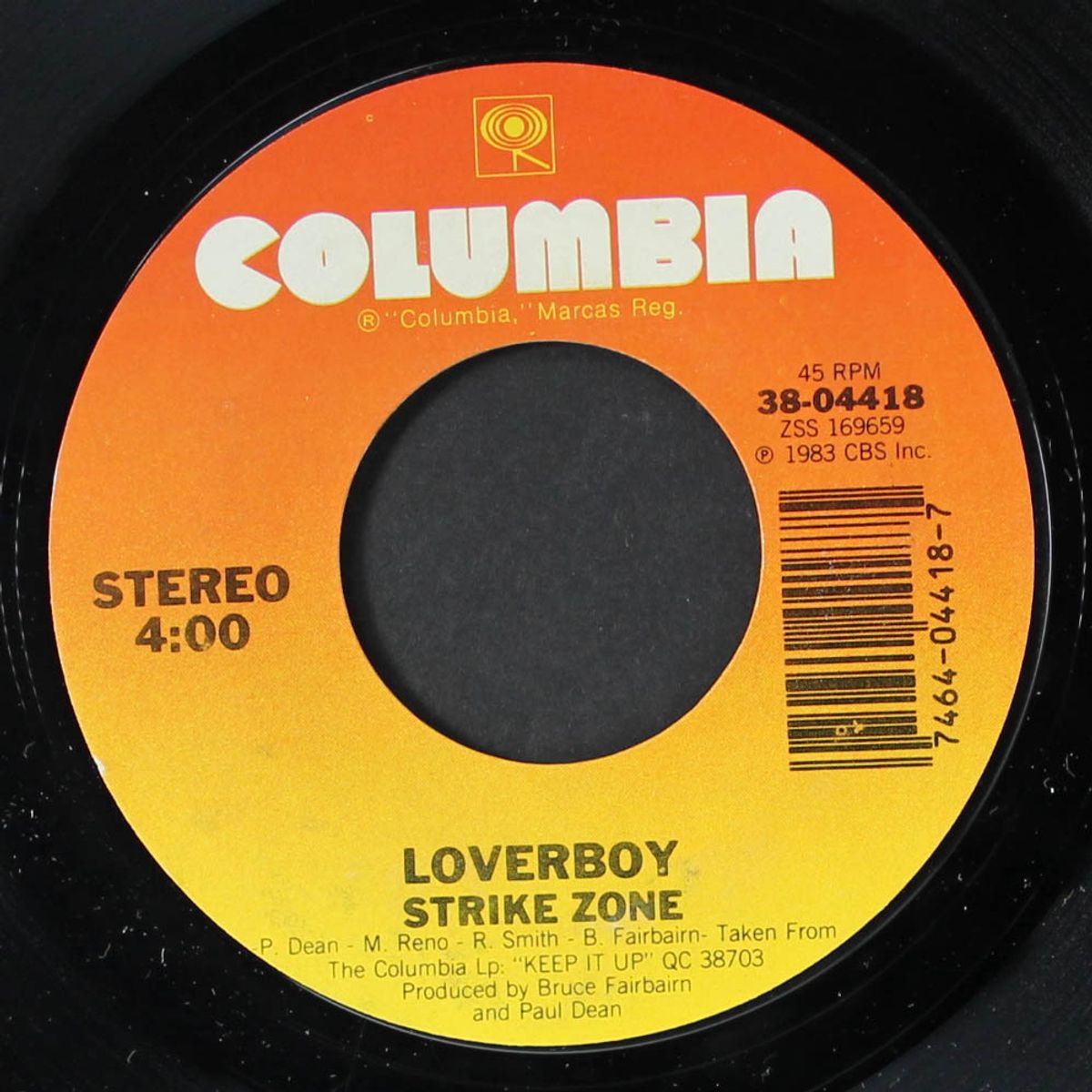 almost paradise / strike zone by MIKE RENO / ANN WILSON / LOVERBOY