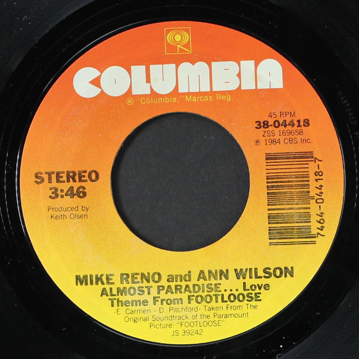 almost paradise / strike zone by MIKE RENO / ANN WILSON / LOVERBOY