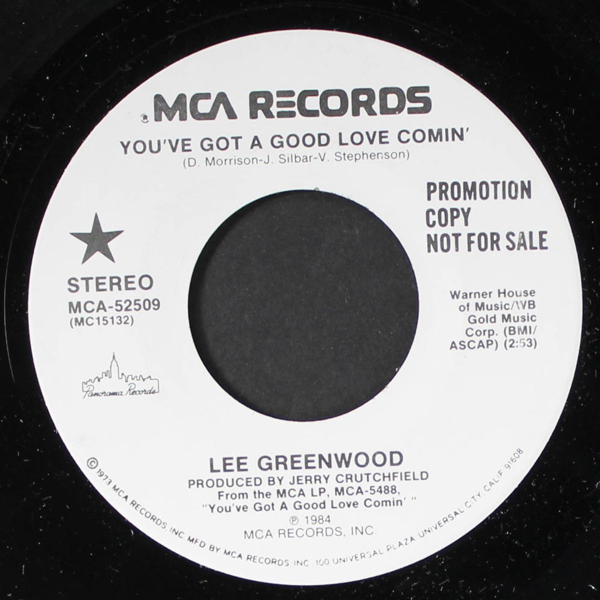 you've got a good love comin' / same by LEE GREENWOOD