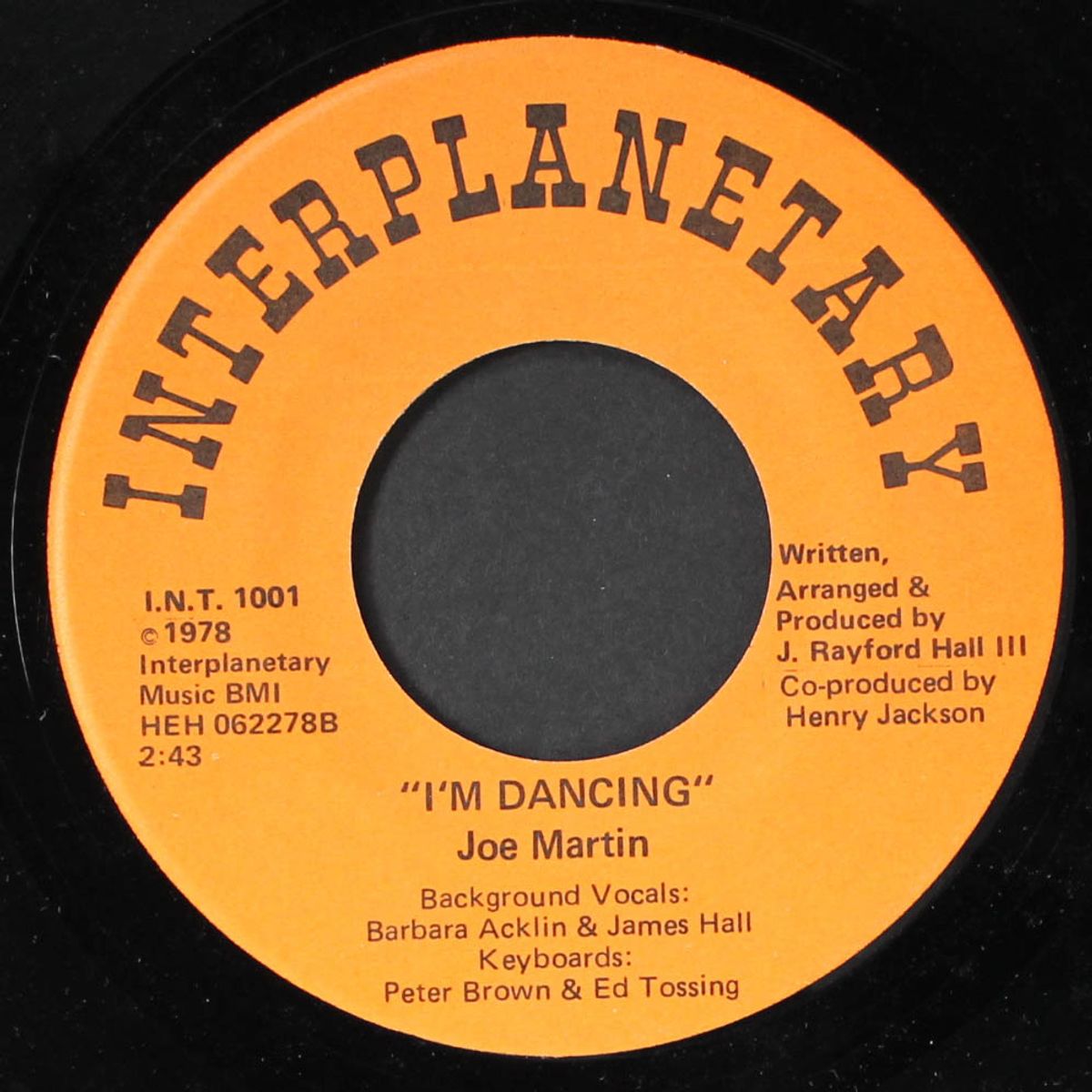 you blew my mind this time / i'm dancing by JOE MARTIN