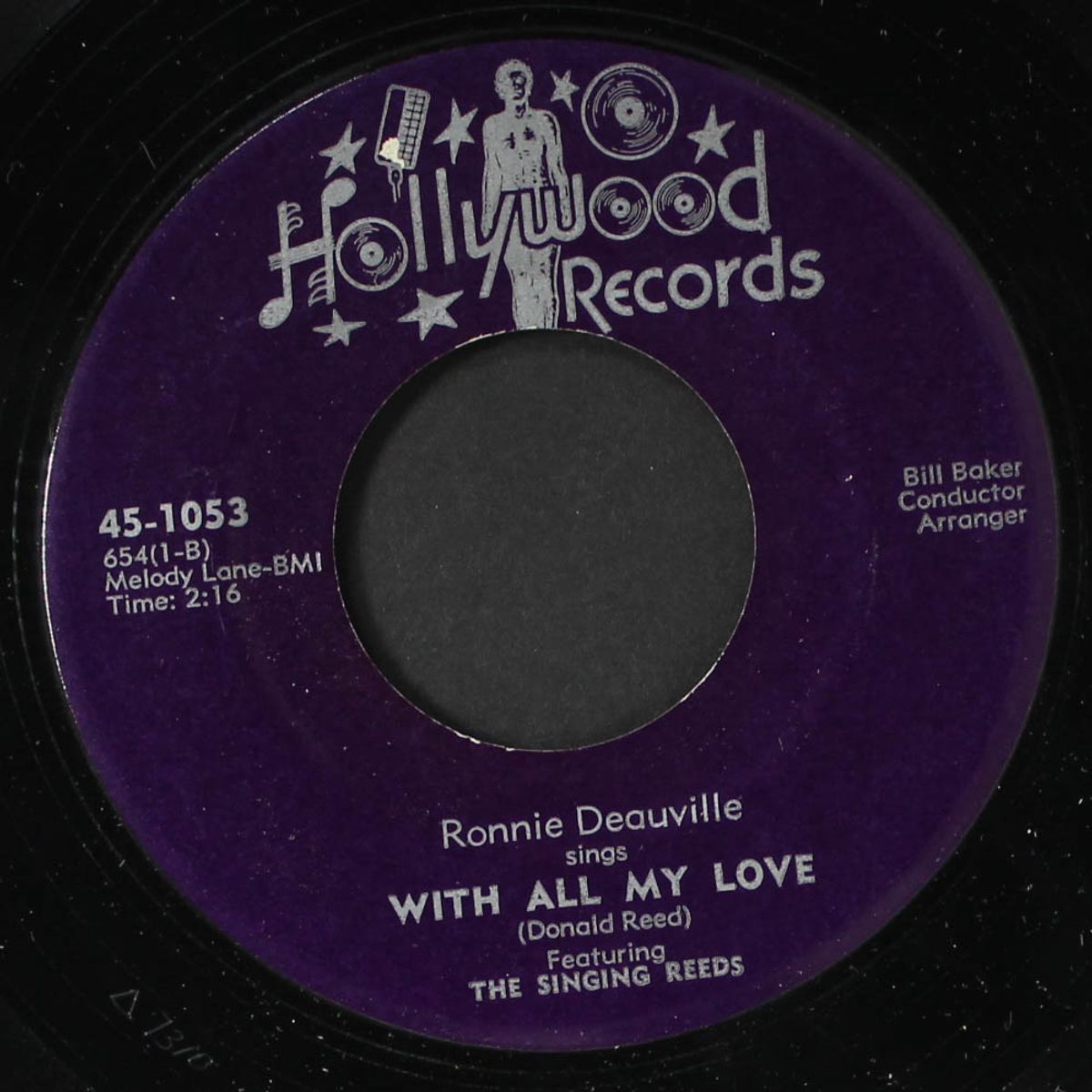 with all my love / keep telling my heart by RONNIE DEAUVILLE