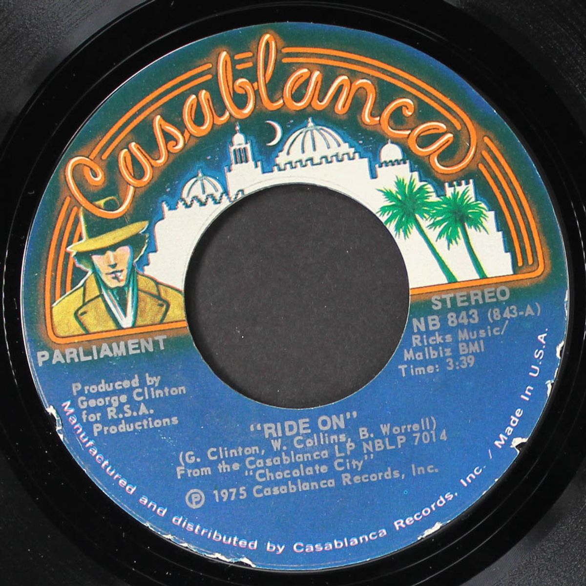 ride on / big footin' by PARLIAMENT