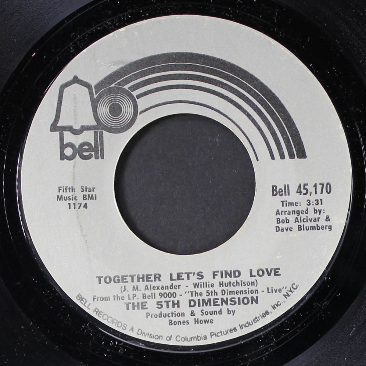 together, let's find love by FIFTH DIMENSION
