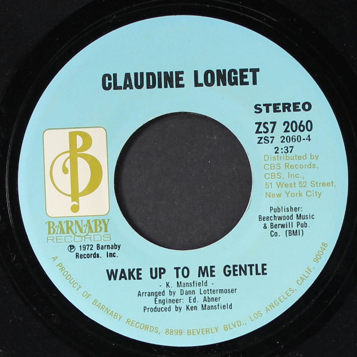 let's spend the night together / wake up to me gentle by CLAUDINE LONGET