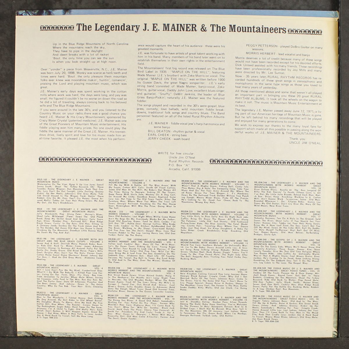 the fiddle music of, vol. 20 by J.E. MAINER