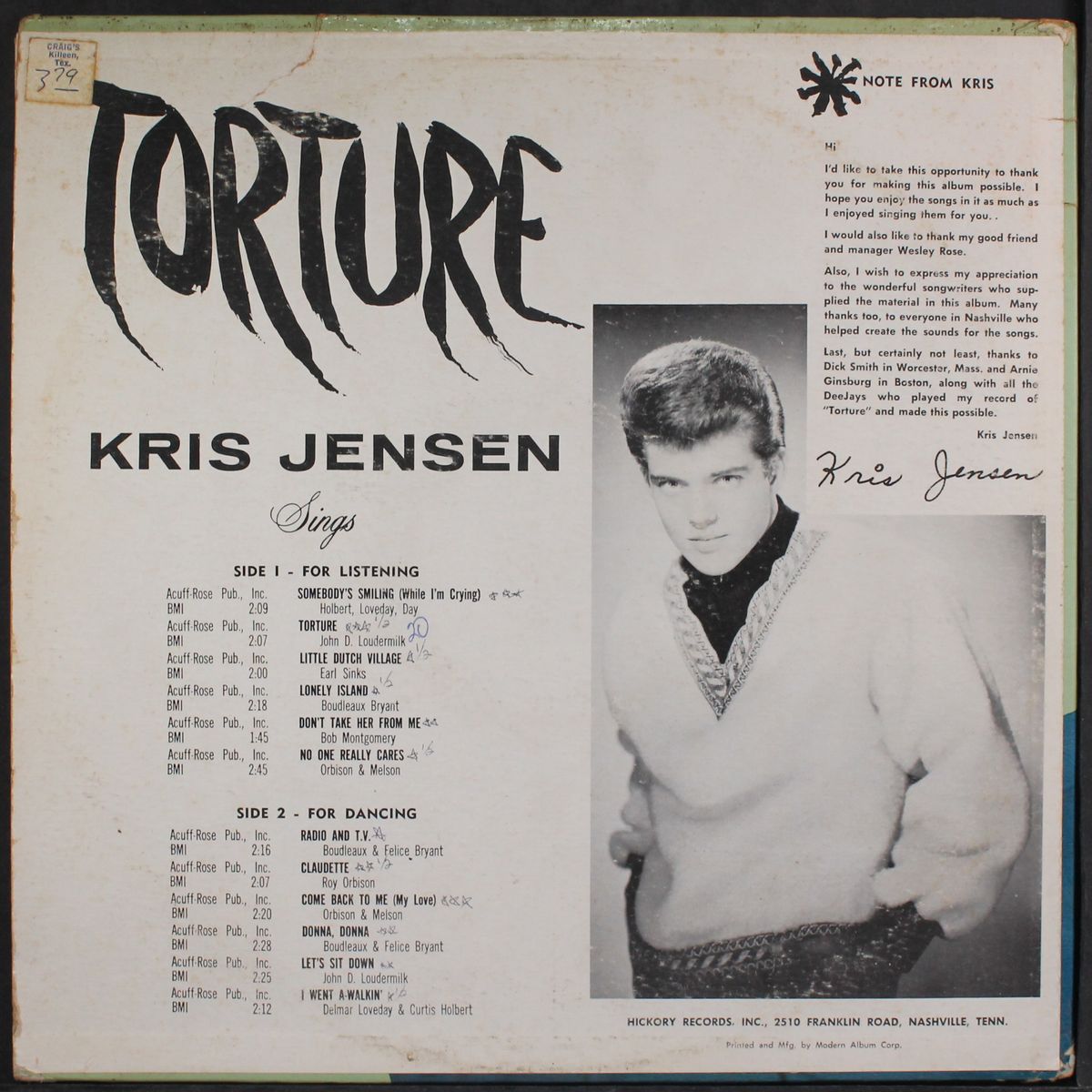 torture by KRIS JENSEN