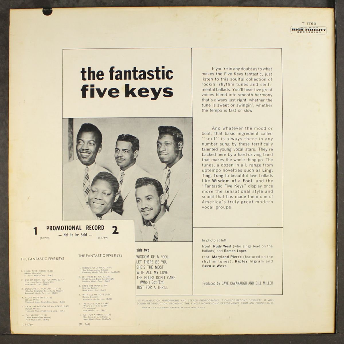 the fantastic five keys by FIVE KEYS