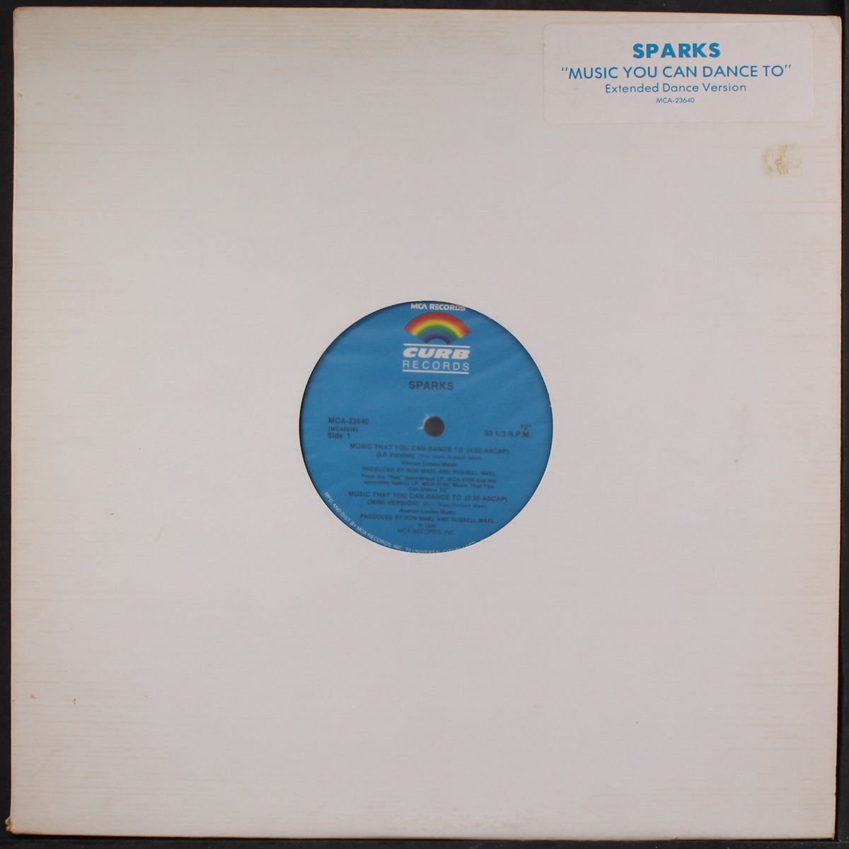 music you can dance to by SPARKS