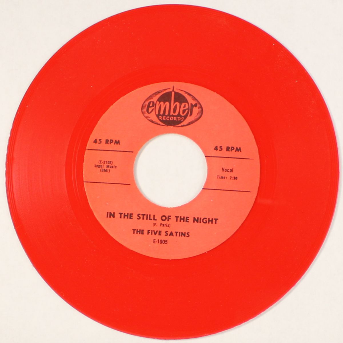 in the still of the night / the jones girl by FIVE SATINS