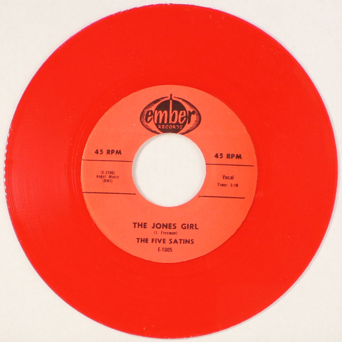 in the still of the night / the jones girl by FIVE SATINS