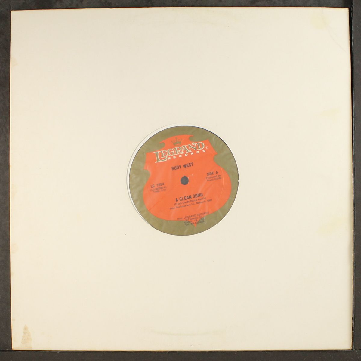 a clean song / instro by RUDY WEST