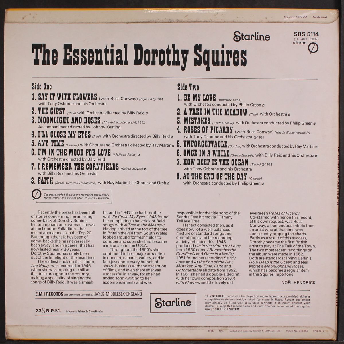 the essential by DOROTHY SQUIRES