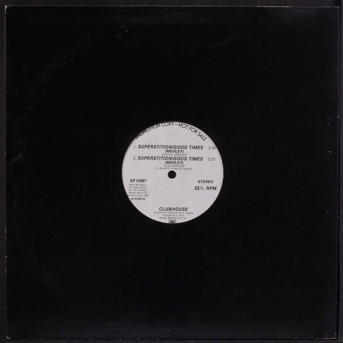 superstition/good times (medley) by CLUBHOUSE