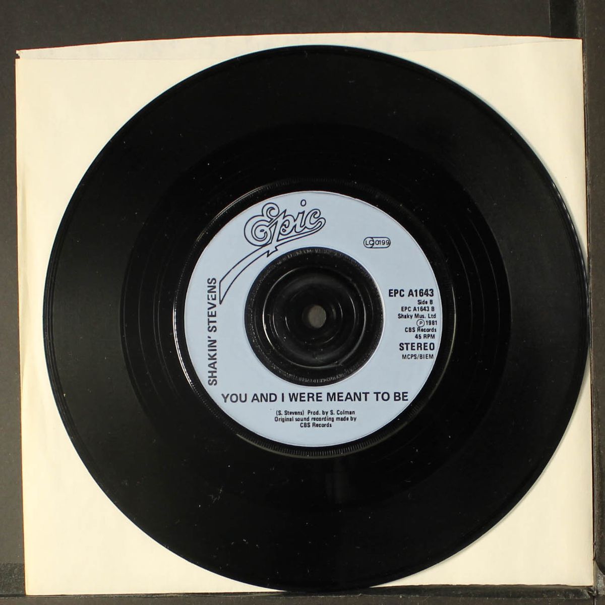 it's raining / you and i were meant to be by SHAKIN' STEVENS