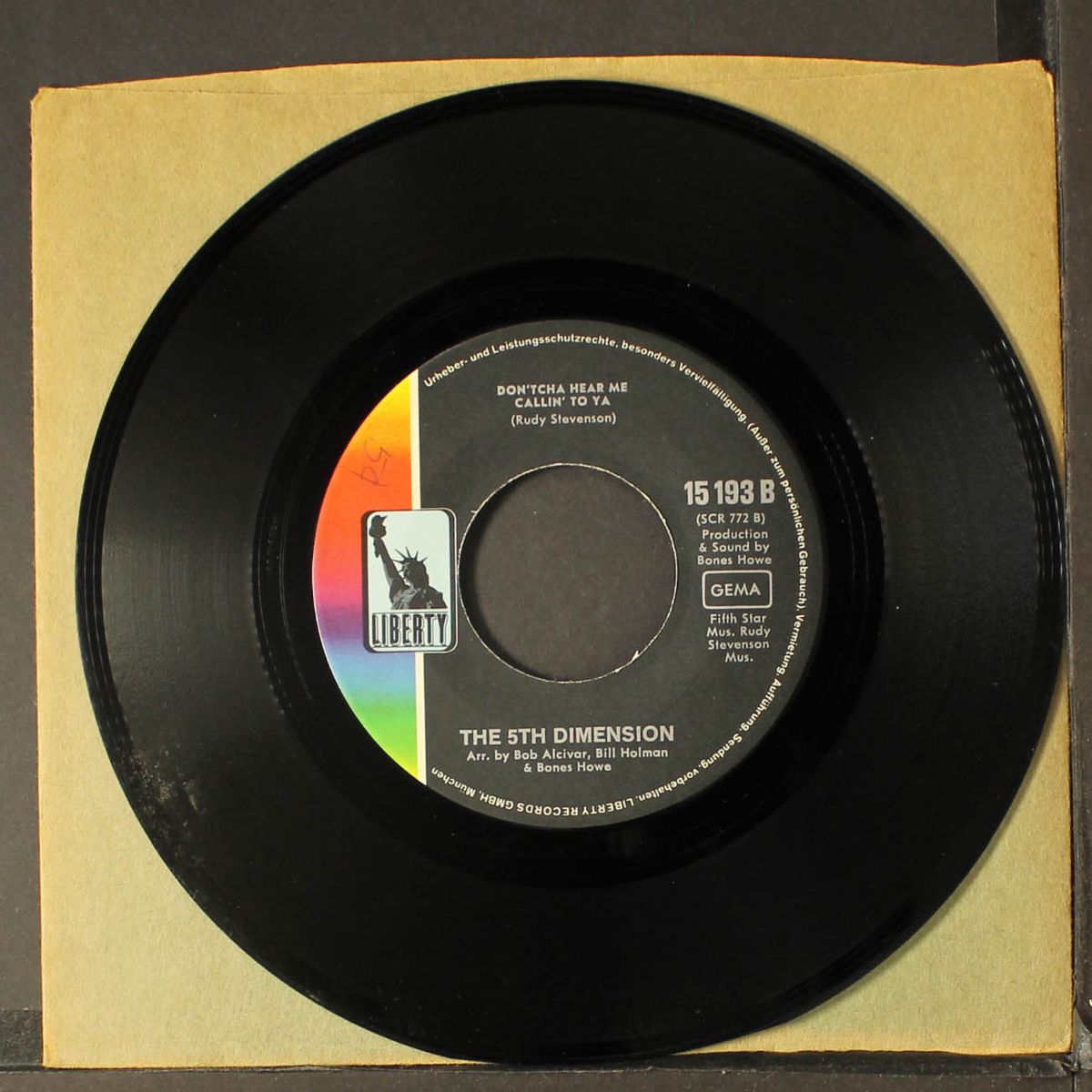 aquarius / dontcha hear me callin to ya by FIFTH DIMENSION