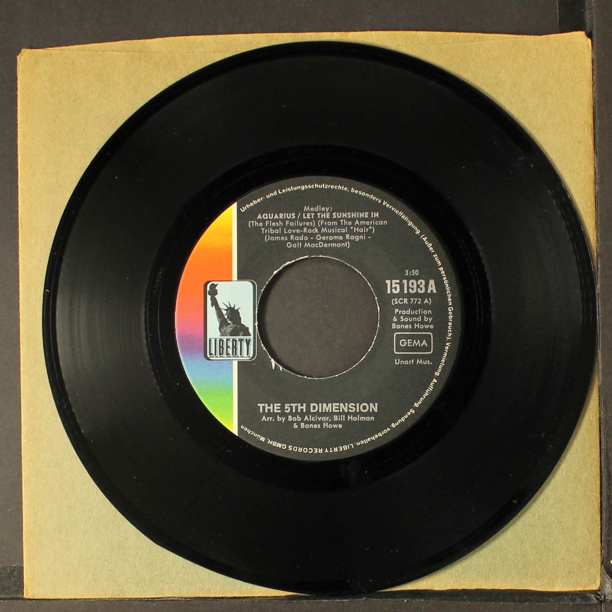 aquarius / dontcha hear me callin to ya by FIFTH DIMENSION