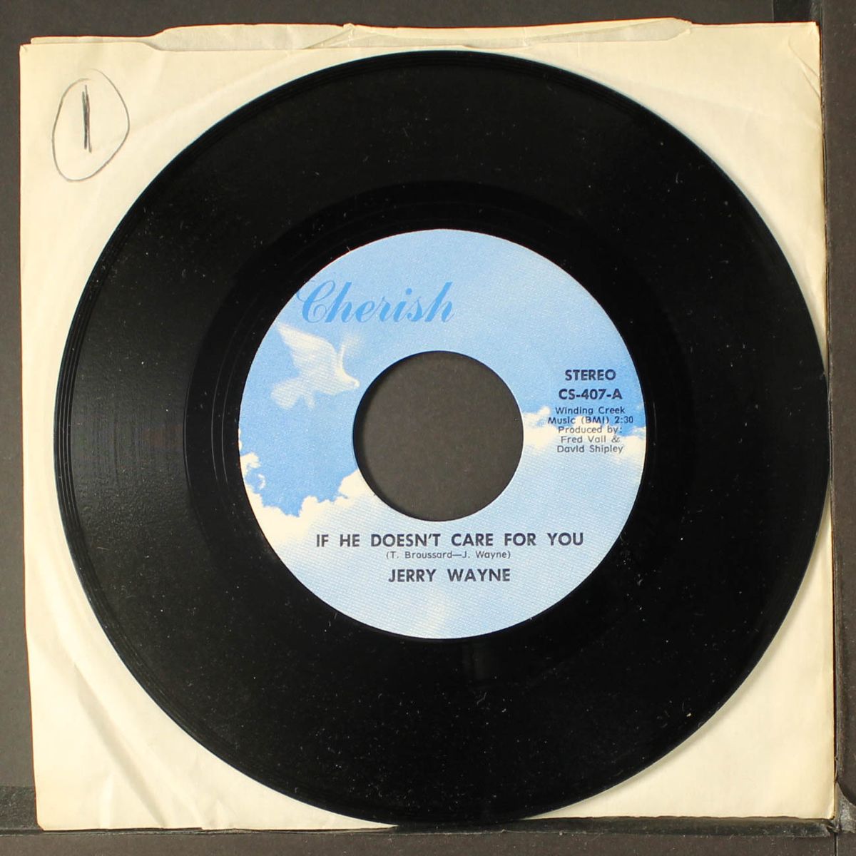 if he doesn't care for you / i'm just a cajun by JERRY WAYNE