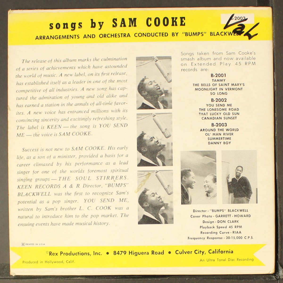 sam cooke by SAM COOKE
