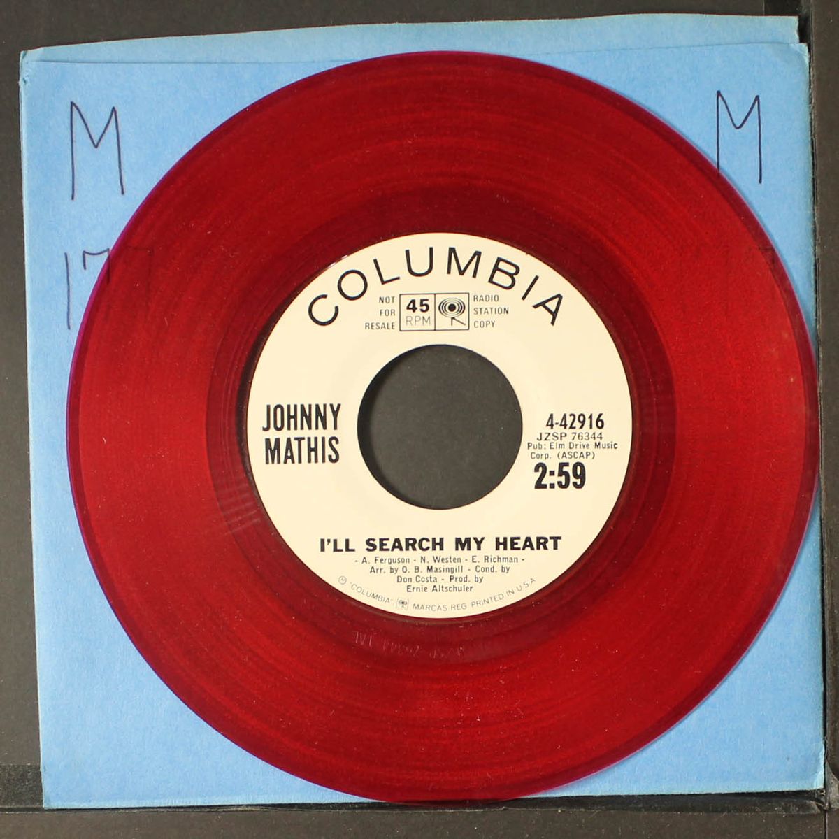 i'll search my heart / same by JOHNNY MATHIS