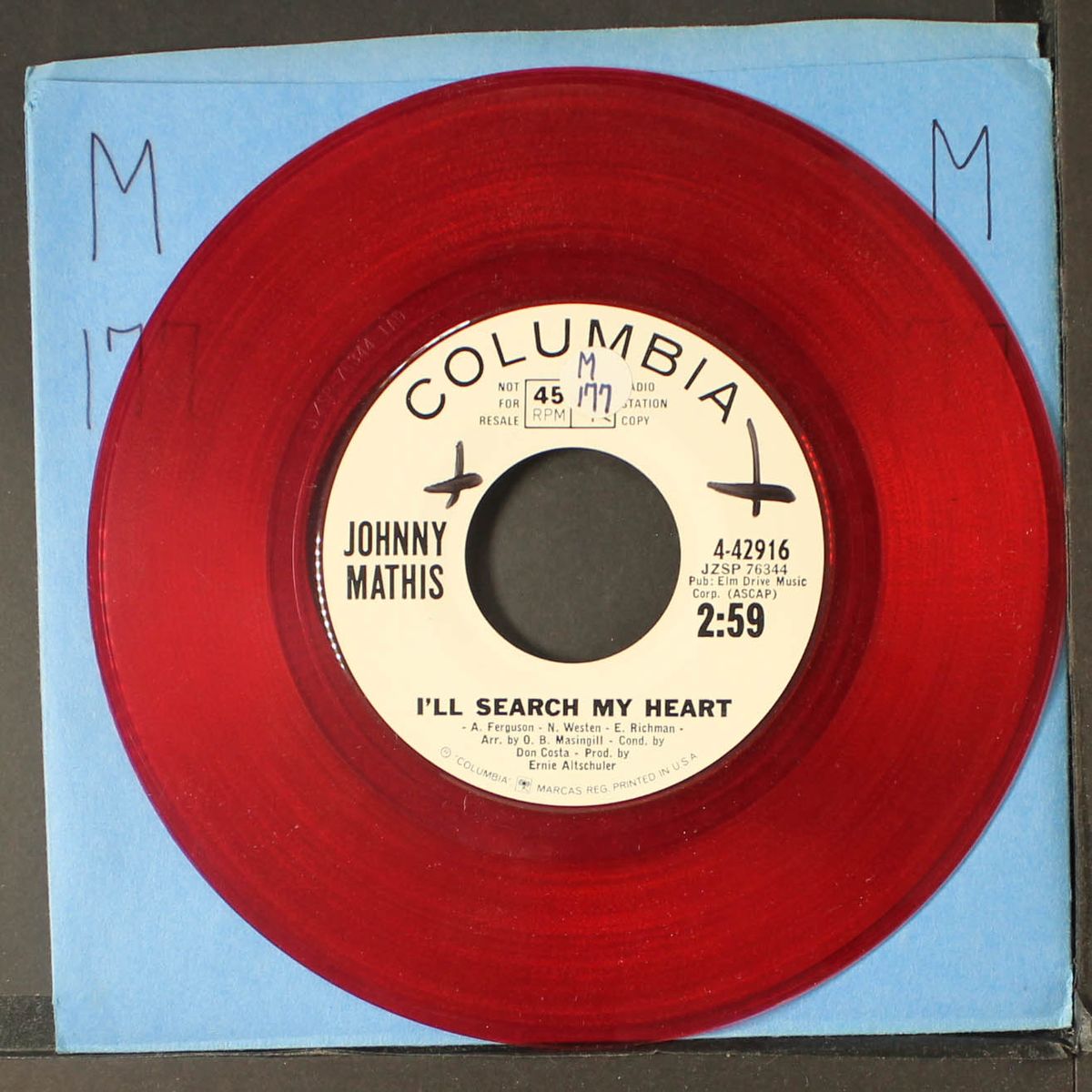 i'll search my heart / same by JOHNNY MATHIS