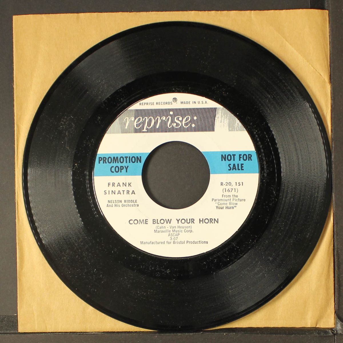 come blow your horn / call me irresponsible by FRANK SINATRA