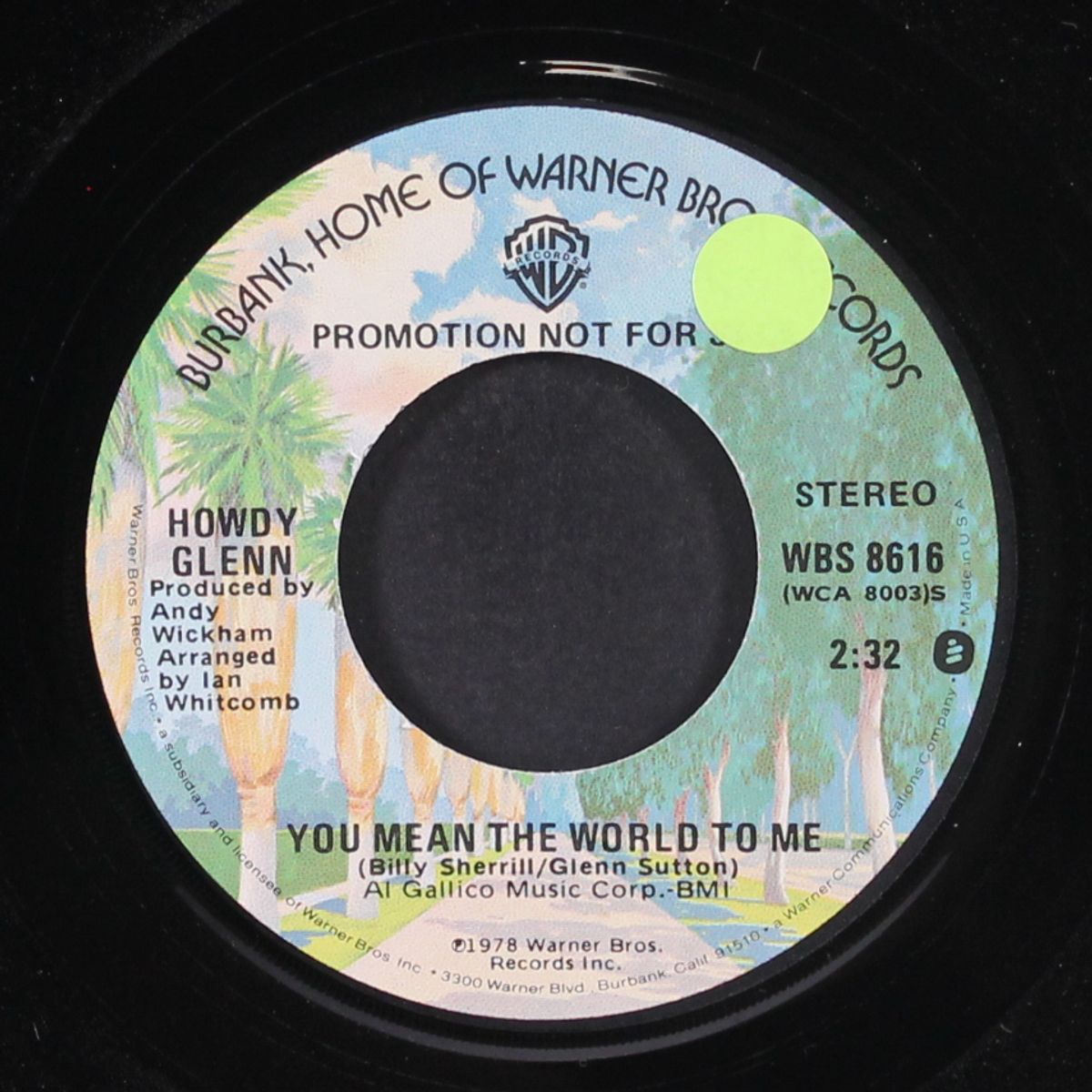 you mean the world to me / mono by HOWDY GLENN