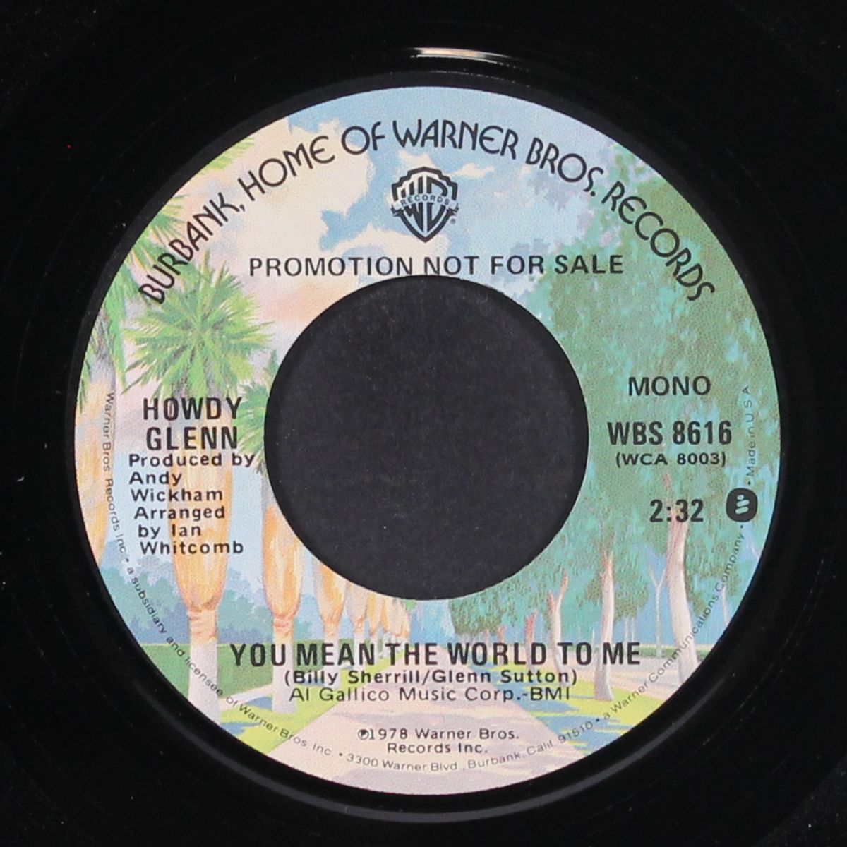 you mean the world to me / mono by HOWDY GLENN