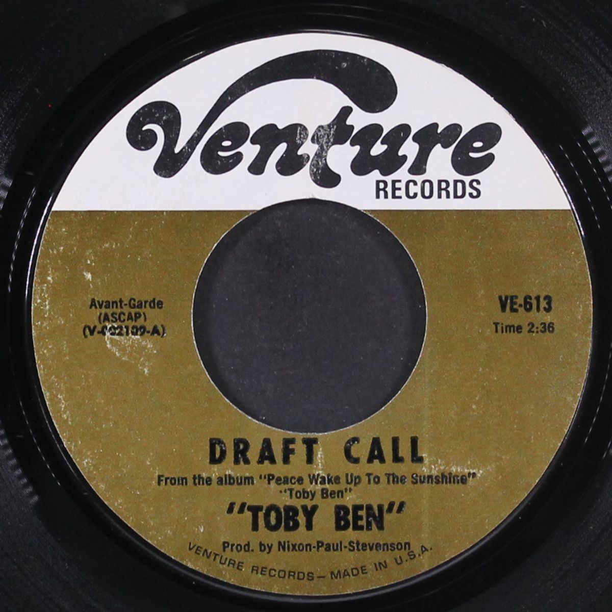 peace wake up to the sunshine / draft call by TOBY BEN
