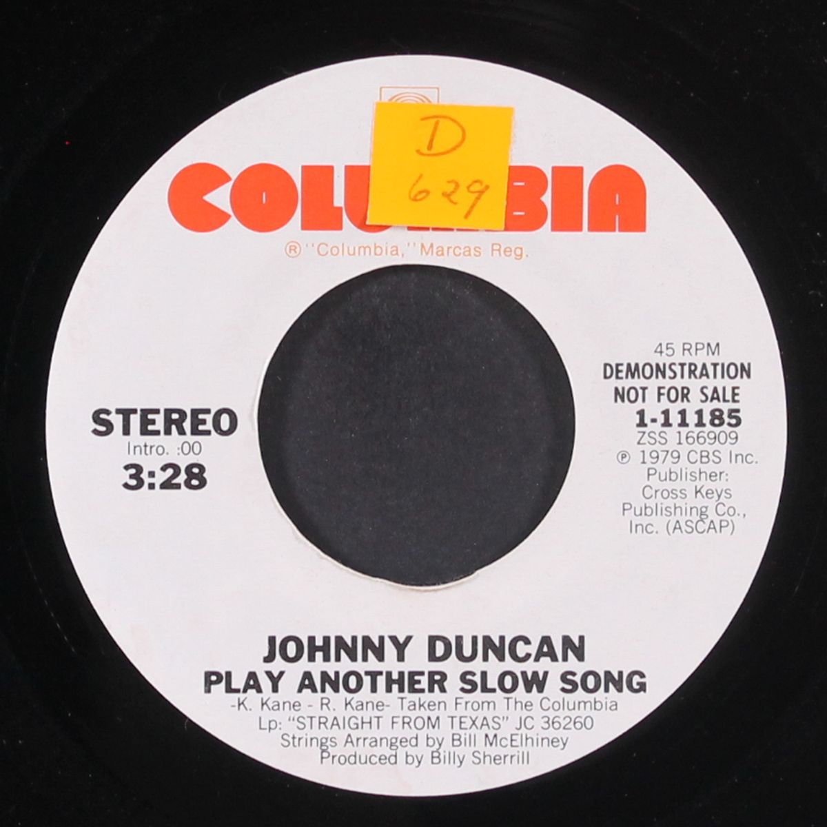 play another slow song / same by JOHNNY DUNCAN