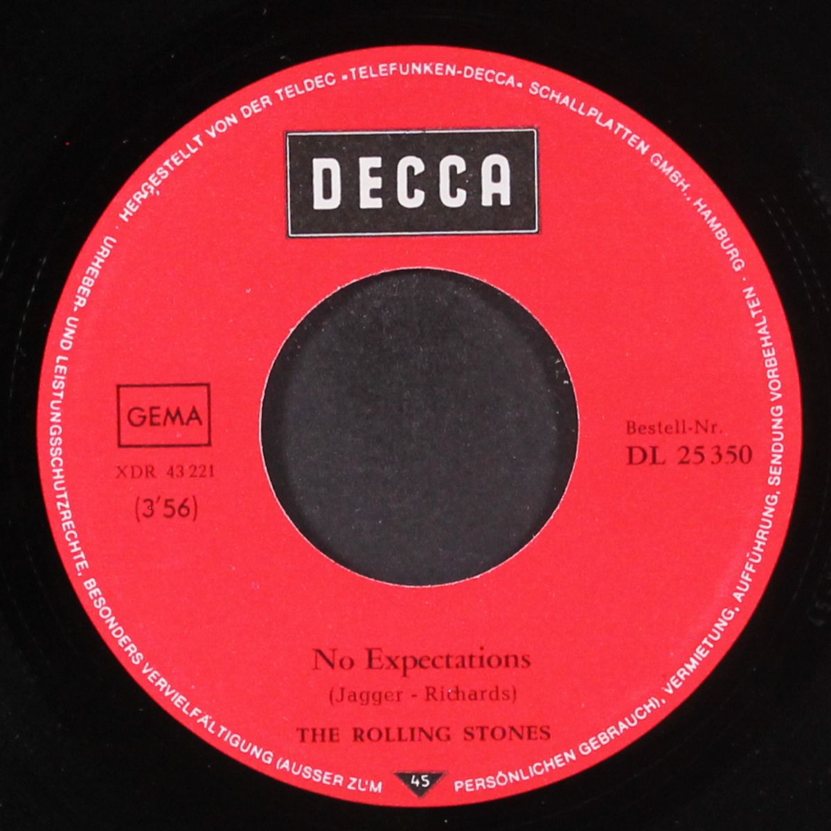 street fighting man / no expectations by ROLLING STONES