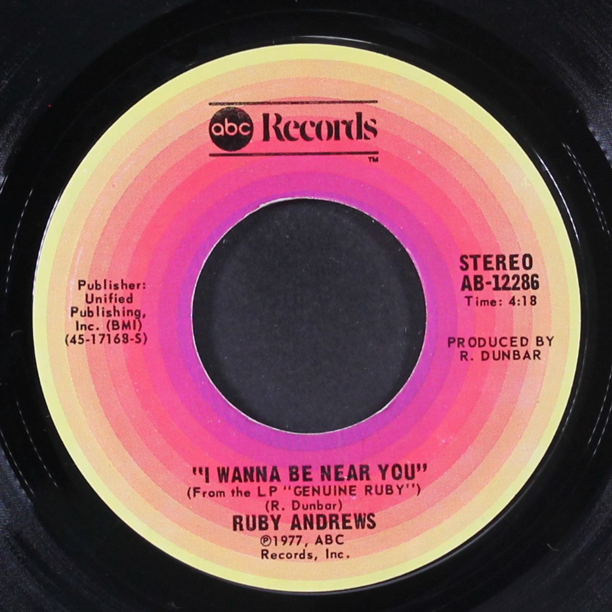 i wanna be near you / cinderfella by RUBY ANDREWS