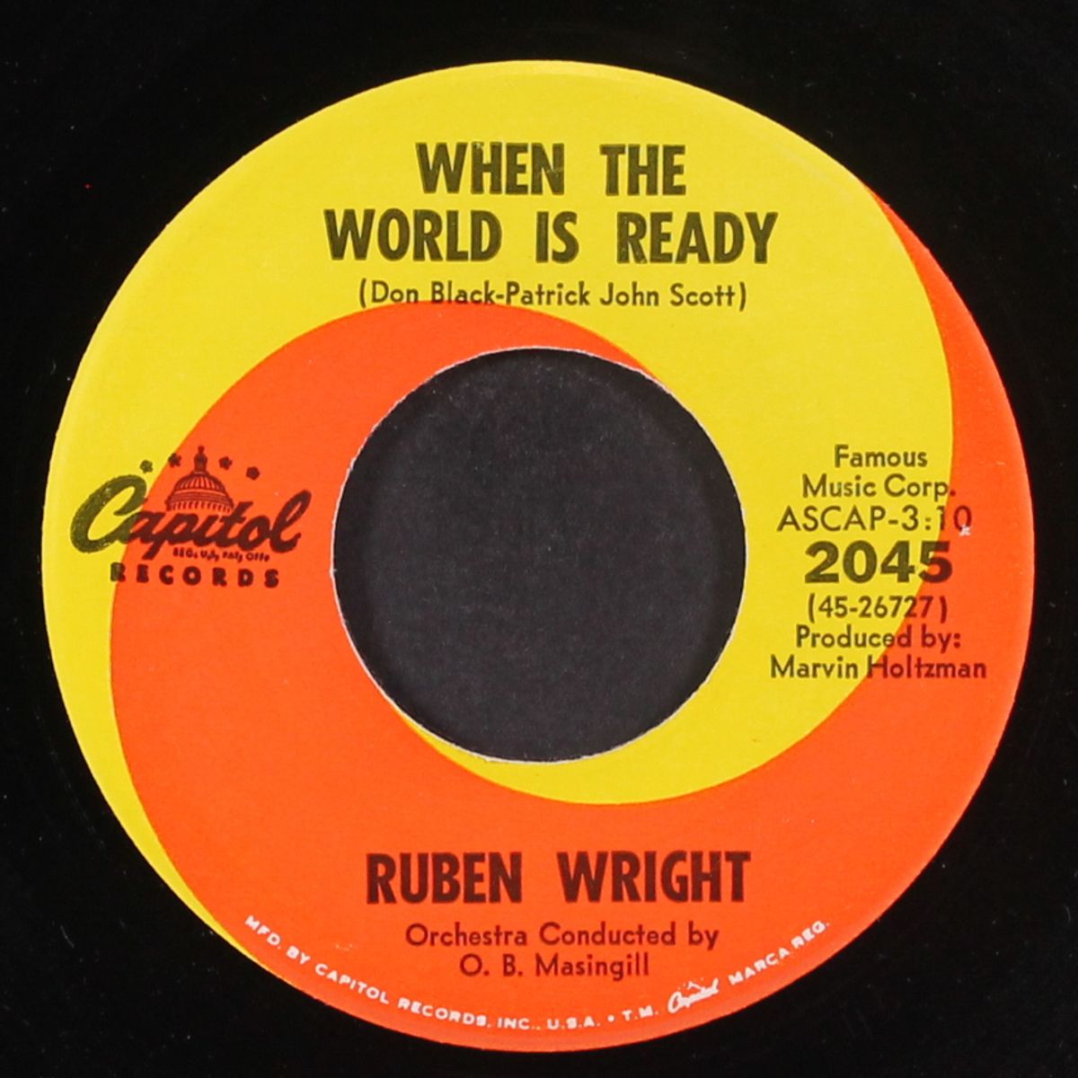 let me go lover / when the world is ready by RUBEN WRIGHT