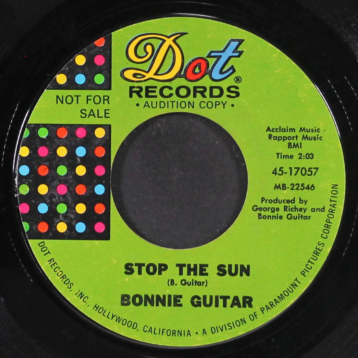 stop the sun by BONNIE GUITAR