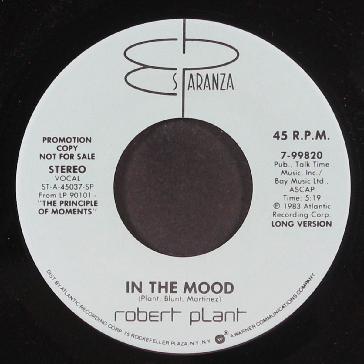 in the mood by ROBERT PLANT