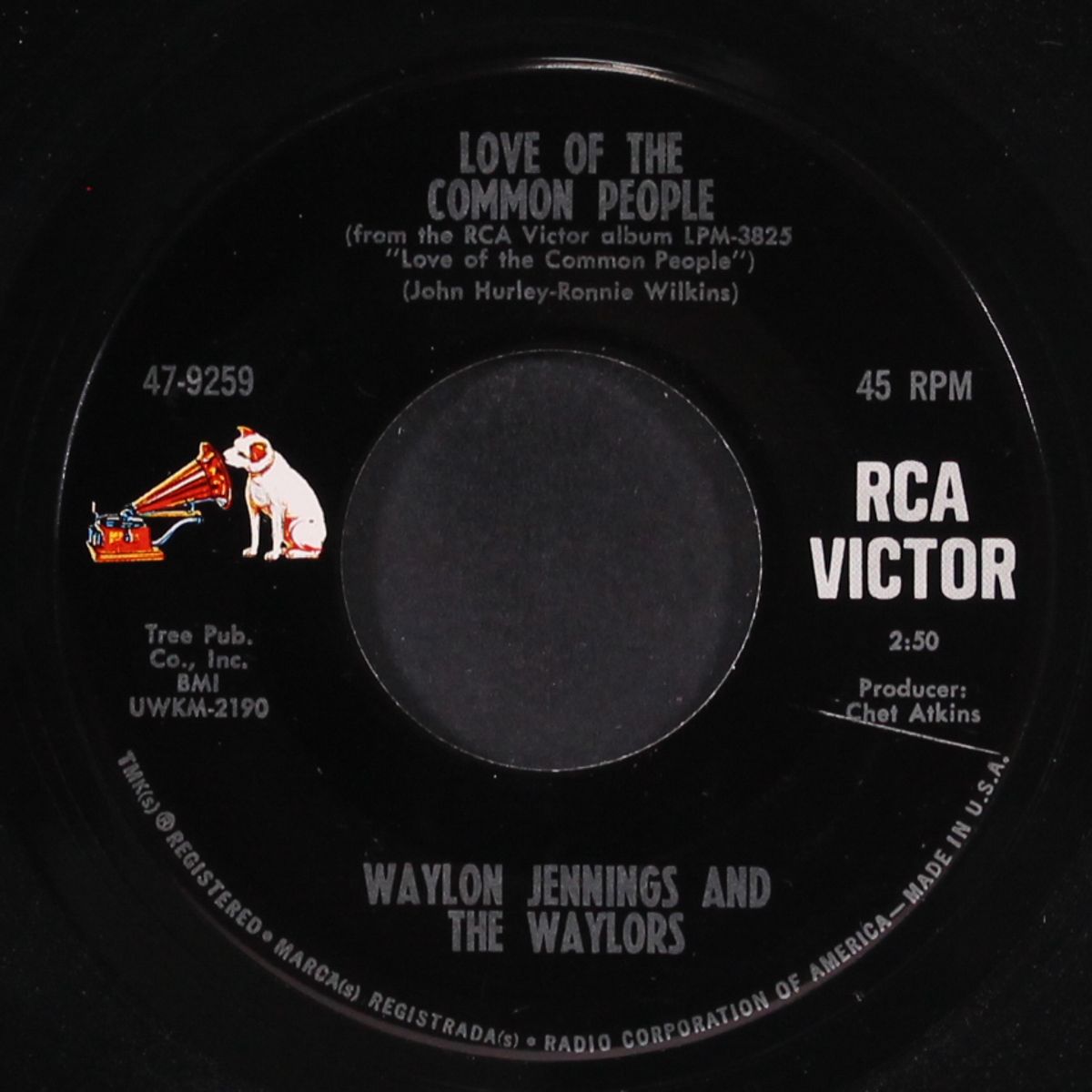 the chokin' kind / love of the common people by WAYLON JENNINGS