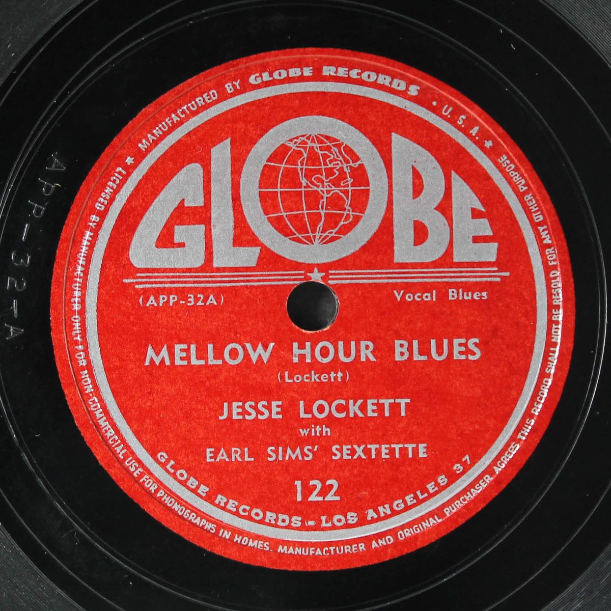mellow hour blues / hole in the wall by JESSE LOCKETT