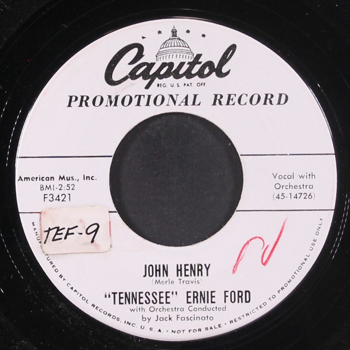 john henry by TENNESSEE ERNIE FORD