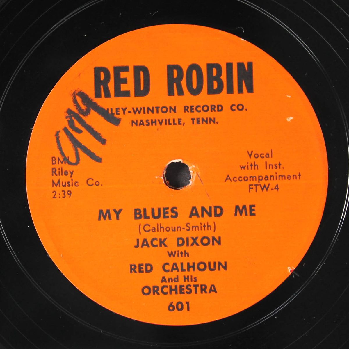 move over baby / my blues and me by RED CALHOUN