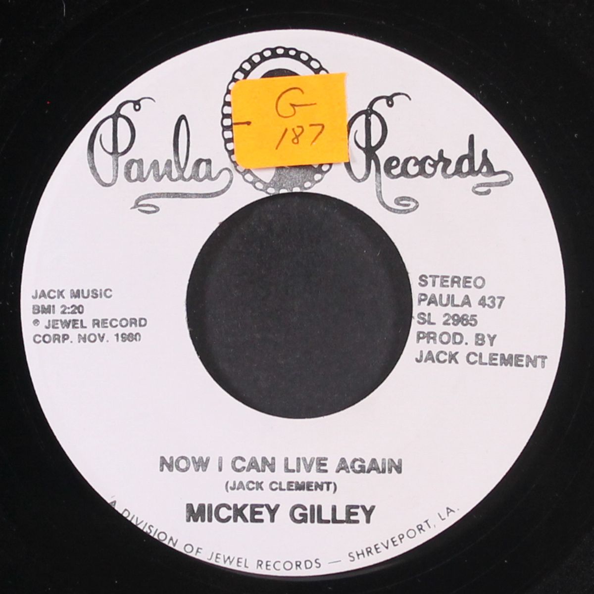 now i can live again / down the line by MICKEY GILLEY