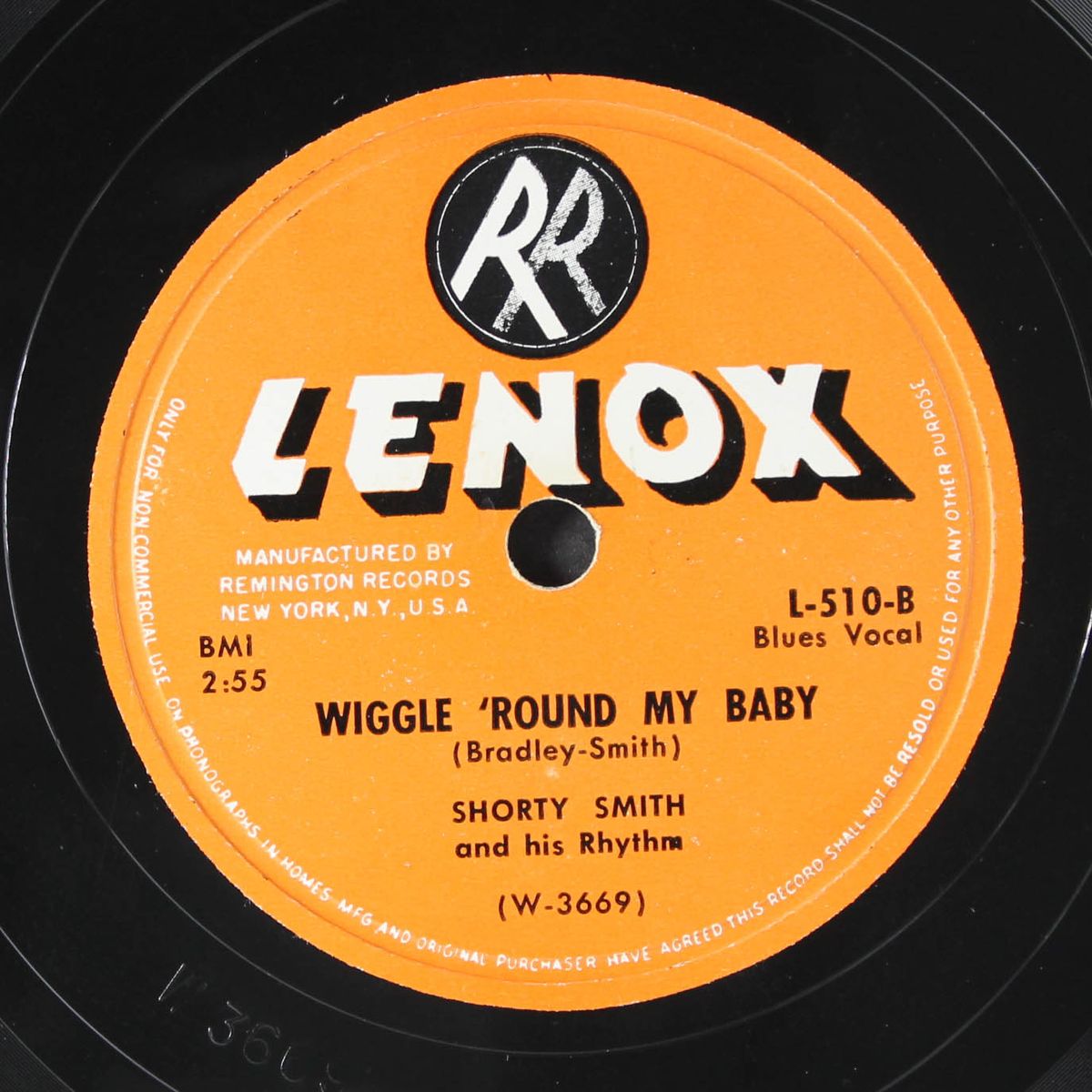southwest pacific blues / wiggle 'round my baby by SHORTY SMITH