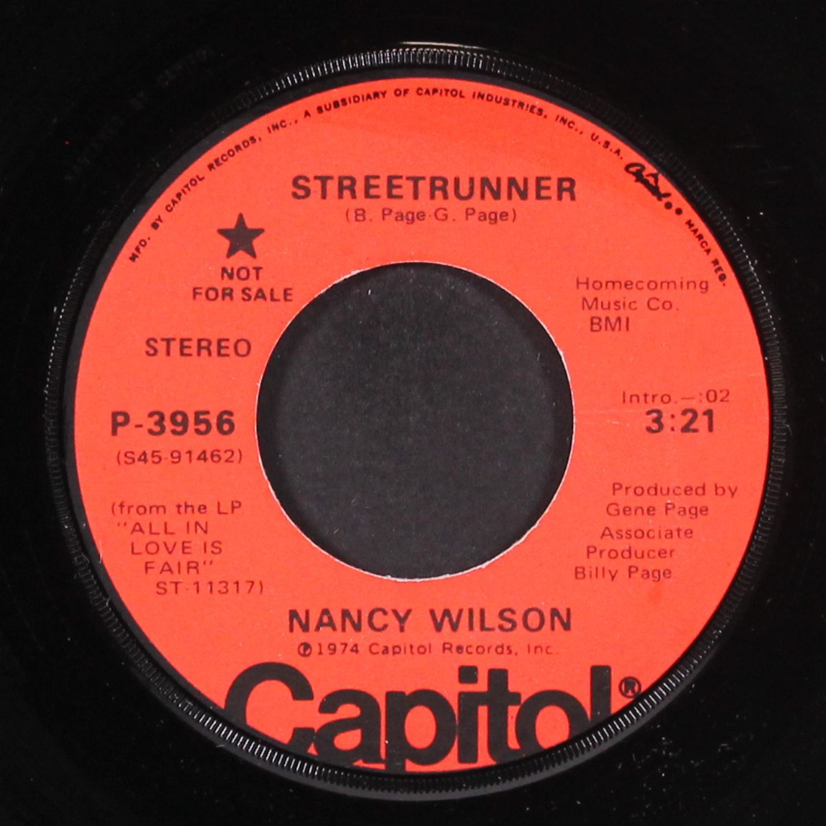 streetrunner by NANCY WILSON