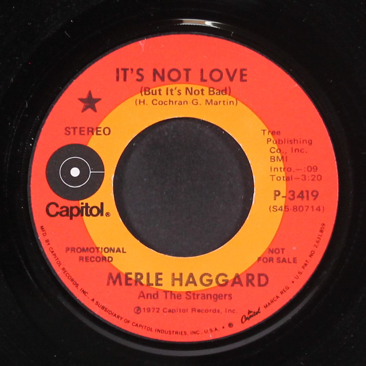 it's not love by MERLE HAGGARD