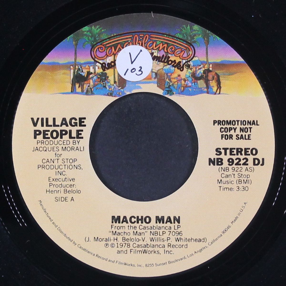 macho man / mono by VILLAGE PEOPLE