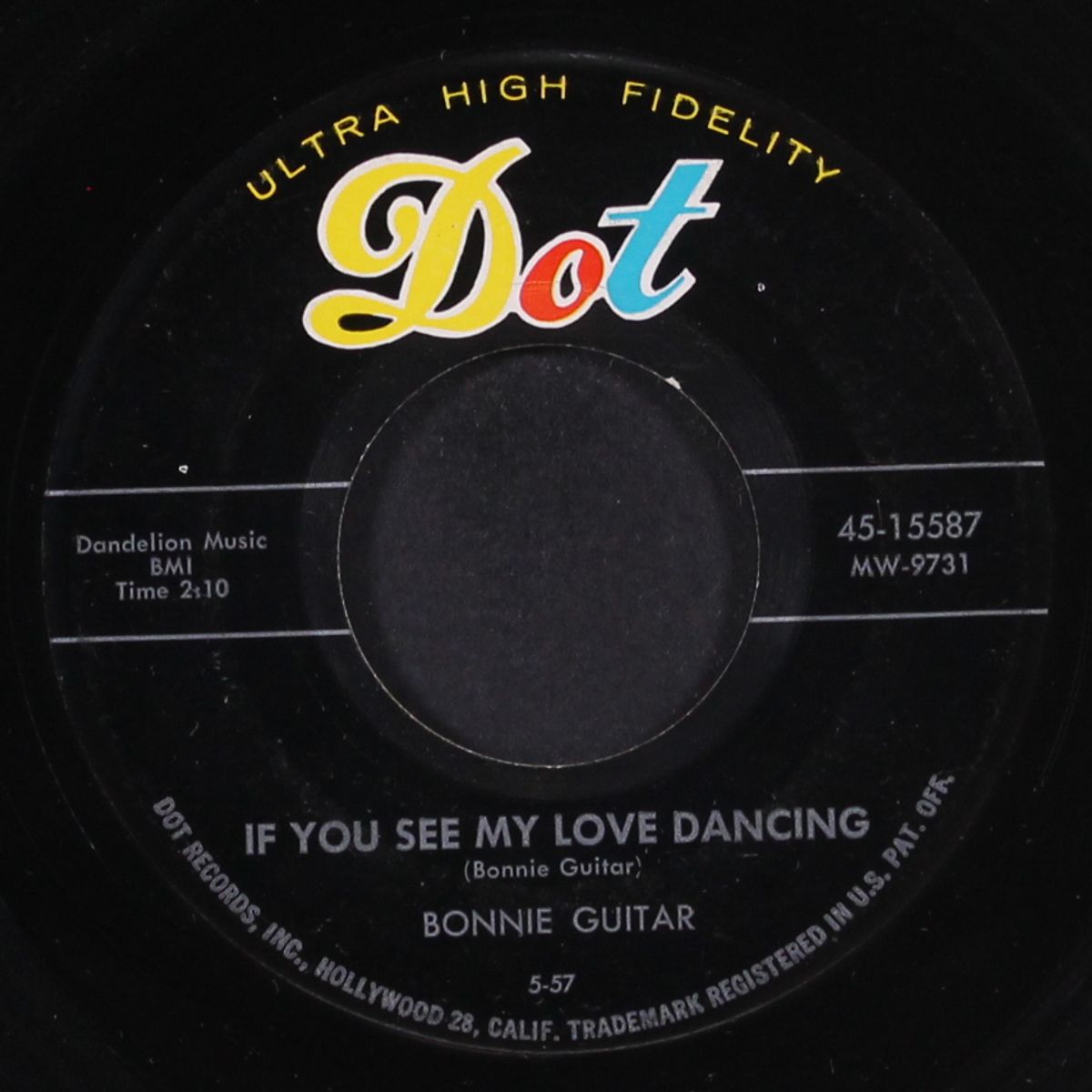 half your heart / if you see my love dancing by BONNIE GUITAR