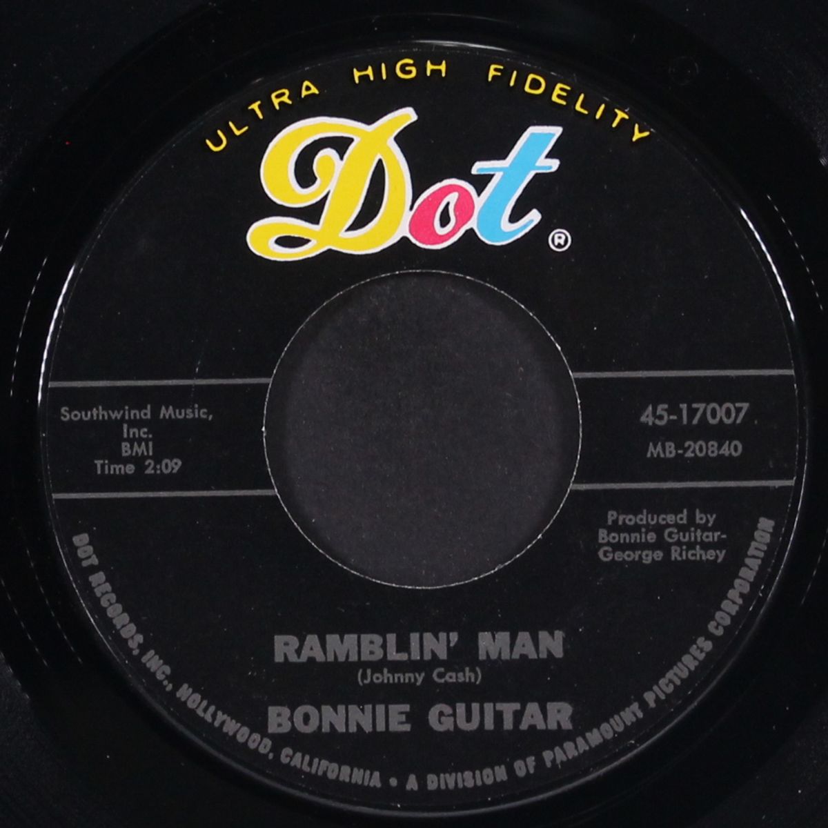 you can steal me / ramblin' man by BONNIE GUITAR