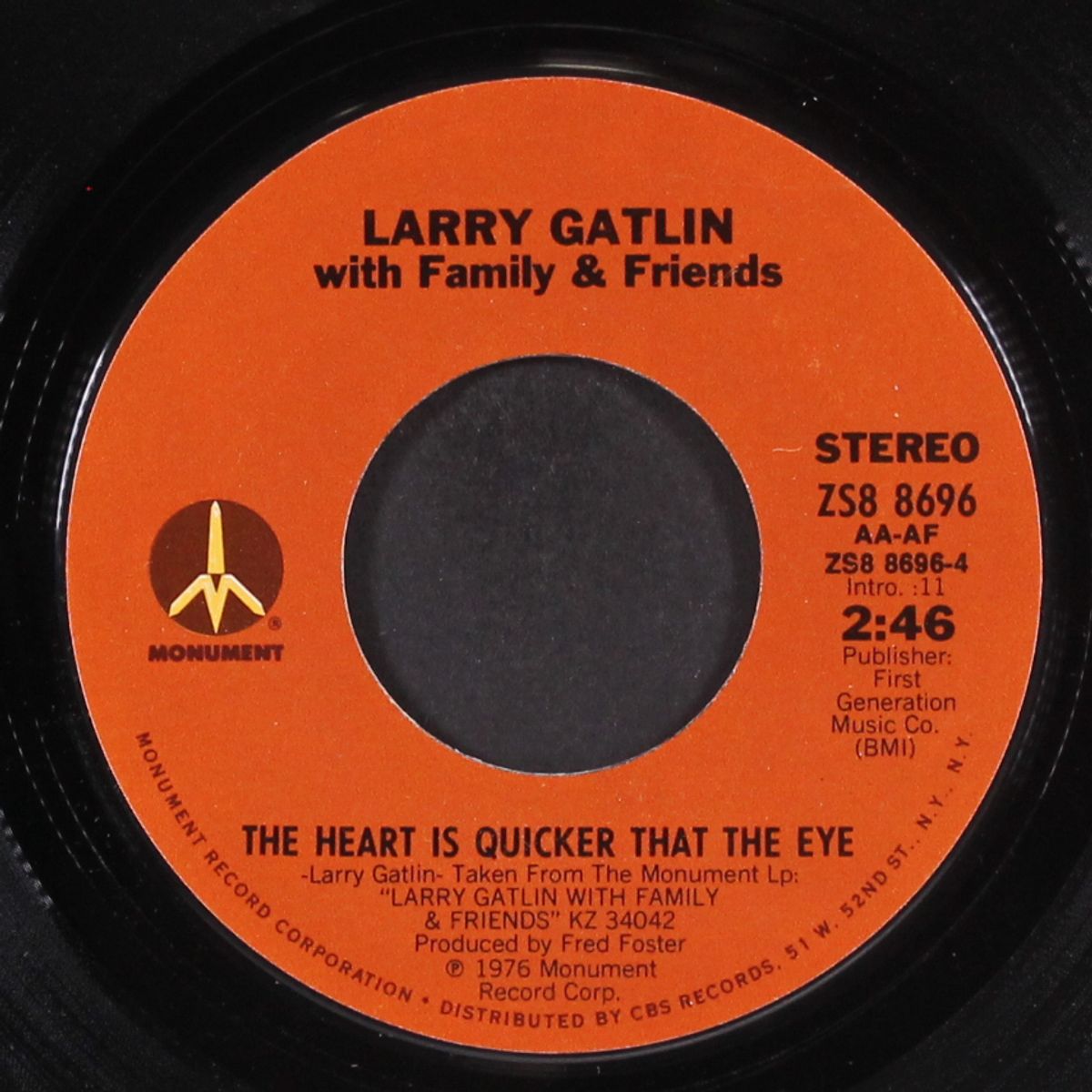 warm and tender / the heart is quicker than the eye by LARRY GATLIN
