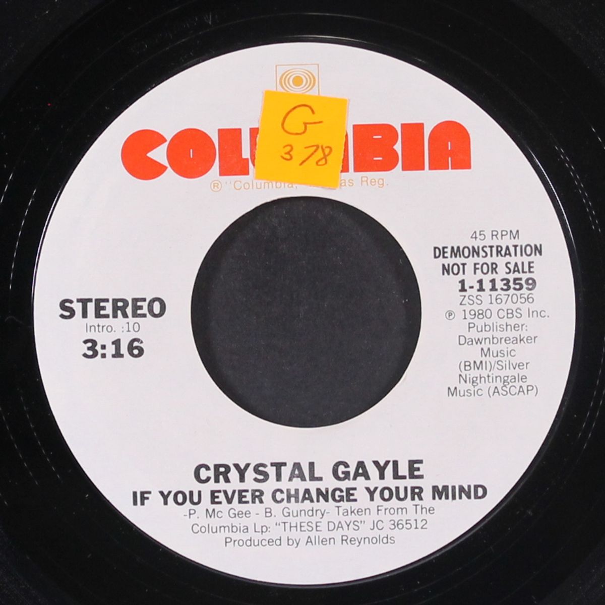 if you ever change your mind / same by CRYSTAL GAYLE