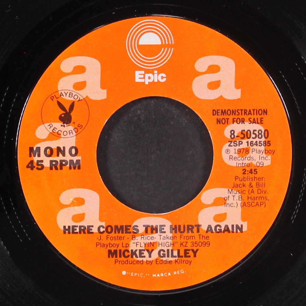 here comes the hurt again / mono by MICKEY GILLEY