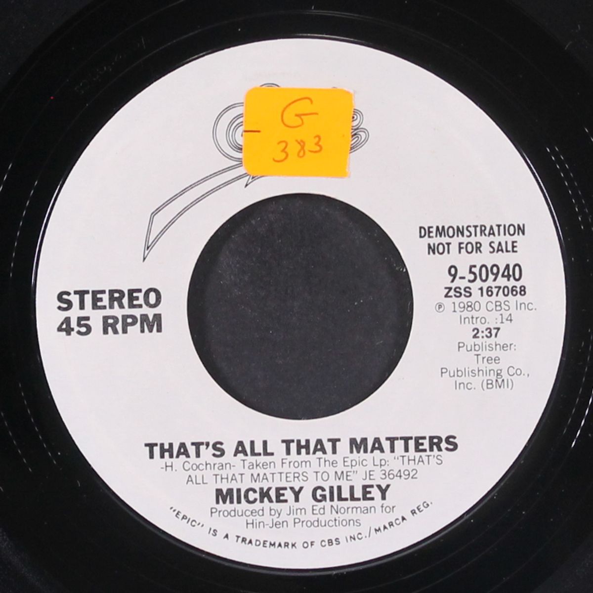 that's all that matters by MICKEY GILLEY